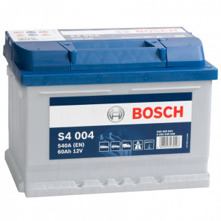 Аккумулятор bosch s4 004 60ah 540a, 0092S40040