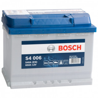 Аккумулятор bosch s4 006 60ah 540a