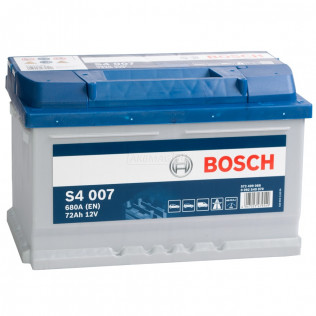 Аккумулятор bosch s4 007 72ah 680a  