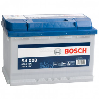 Аккумулятор bosch s4 008 74ah 680a 