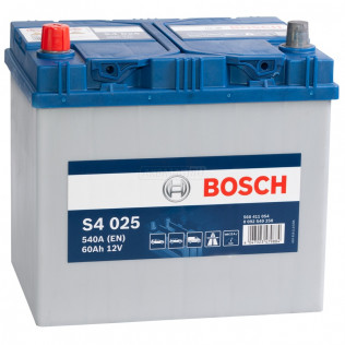 Аккумулятор bosch s4 025 60ah 540a 