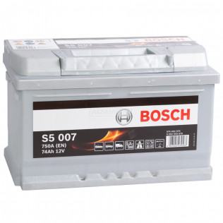 BOSCH S5 007 (74R), 750 А, 74 Ач, 0092S50070