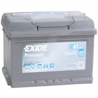 EXIDE Premium EA612 (61R), 600 А, 61 Ач