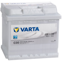 VARTA Silver C30 (54R), 530 А, 54 Ач, 5544000533162
