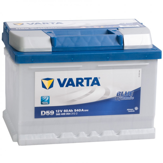 VARTA Blue D59 (60R), 540 А, 60 Ач, 5604090543122