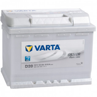 VARTA Silver D39 (63L), 610 А, 63 Ач, 563401061