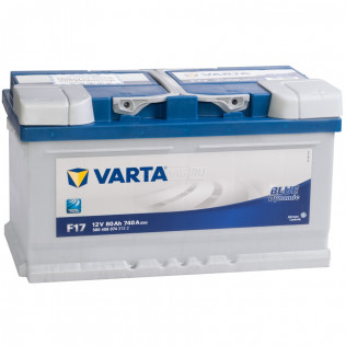 VARTA Blue F17 (80R), 740 А, 80 Ач, 580406074